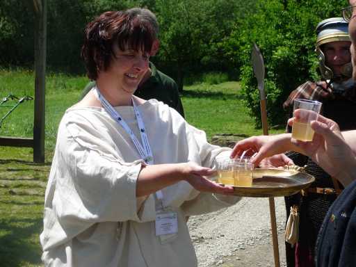 Limes-Cicerone am Römerbad - römisches Picknick