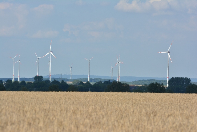 Außer Getreide wird hier auch Wind "geerntet".