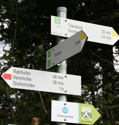 Beschilderung