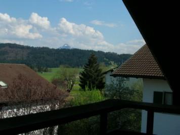 Blick vom Balkon