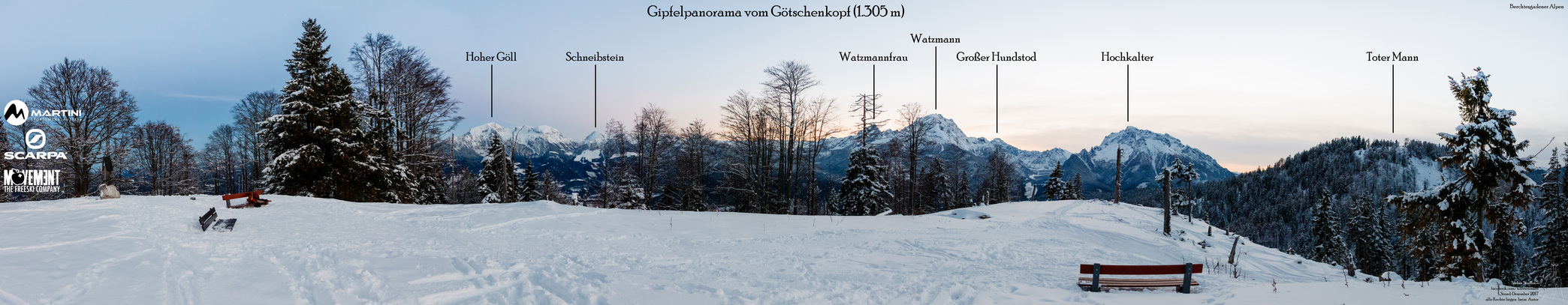 Gipfelpanorama vom Götschenkopf