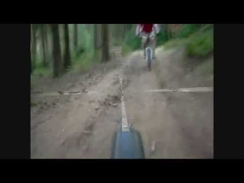 Trailabfahrt am Kornberg