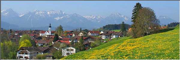 Rieden im Frühjahr - Rieden am Forggensee