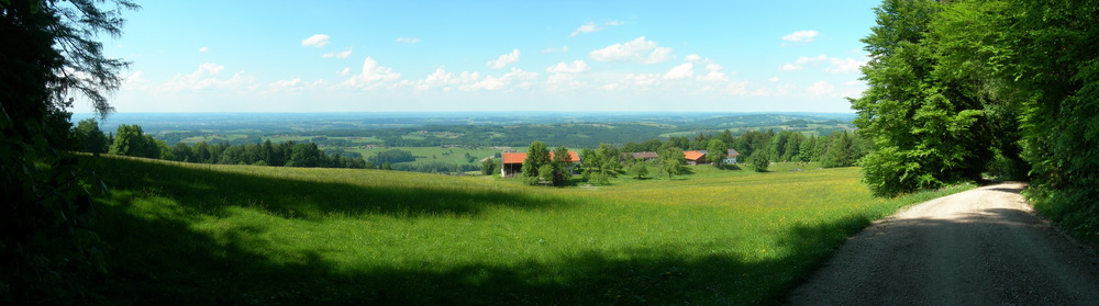 Blick ins Alpenvorland