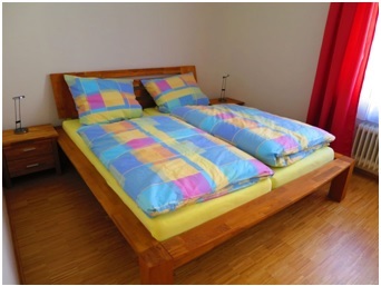 Schlafzimmer Ferienwohnung Röder, Klingenberg, Churfranken