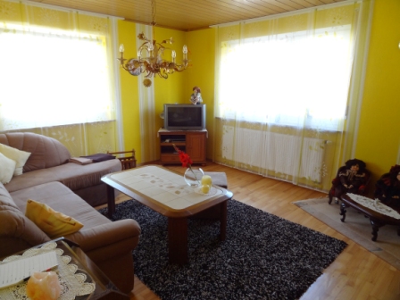 Wohnzimmer in der große Wohnung