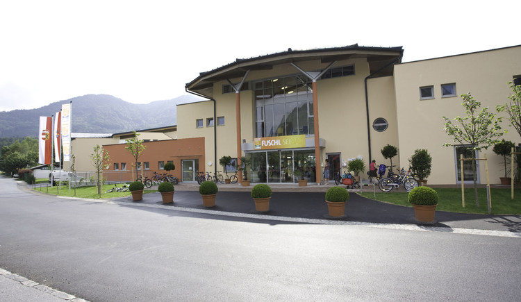 Eingangsbereich des Fuschlseebades