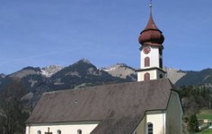 Ludesch, Katholische Pfarrkirche Heilgier Sebastian mit Friedhof 1