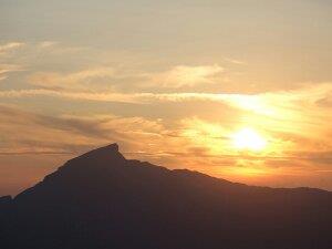 Sonnenuntergang Ifen