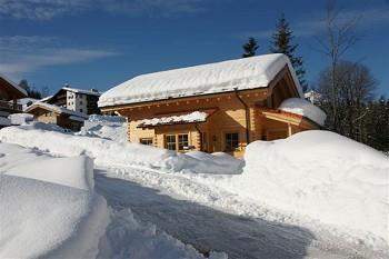 Haus im Winter