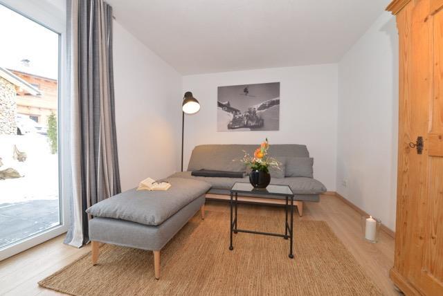 Wohnzimmer mit Schlafcouch