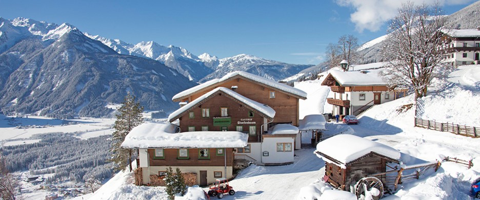 Gasthof Stockenbaum im Winter