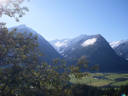 Ausblick auf die Hohen Tauern