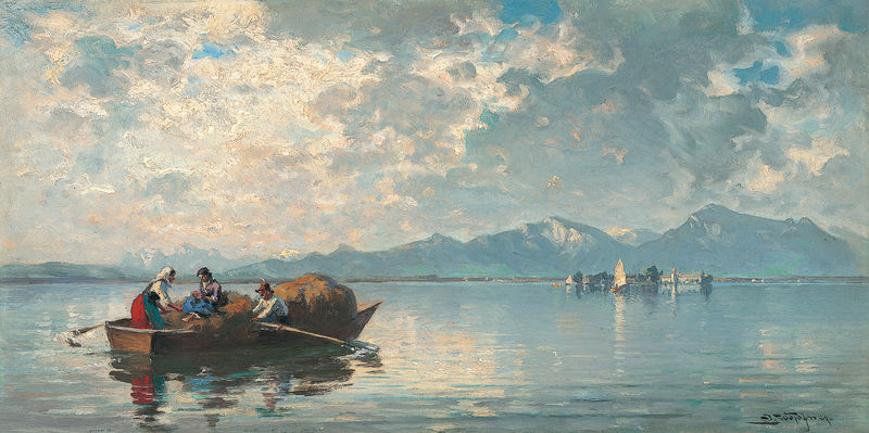Josef Wopfner | Heuboot am Chiemsee