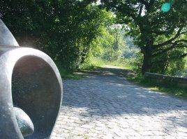 Entlang des Inndamms