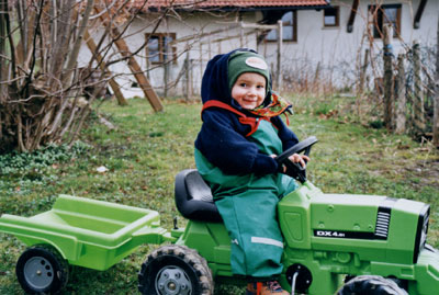 Zum Spielen im Garten ist es nie zu kalt