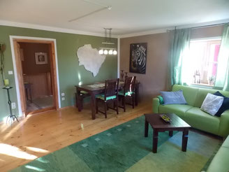 Ferienwohnung Grün - Wohnzimmer