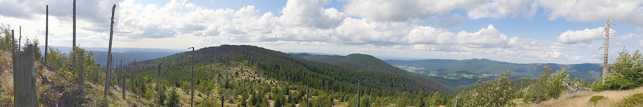 Panorama im Anstieg zum Enzian