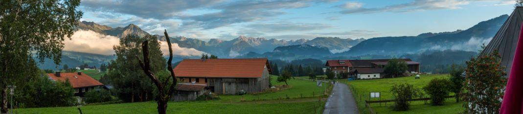 Landhaus Traumblick - Aussicht vom Balkon