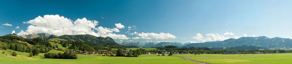 Panoramablick vom Haus
