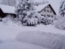 Unser Hof im Winter