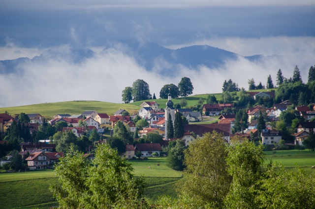 Blick auf Scheidegg