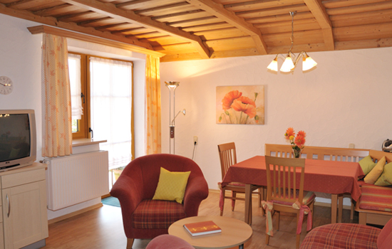 Wohn-Ess-Bereich Ferienwohnung 2