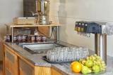 Saft- & Teebar im Wellnessbereich