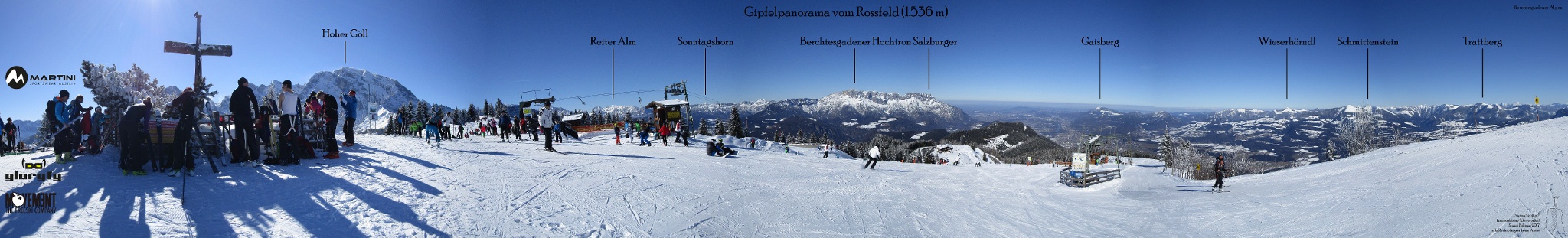 Gipfelpanorama Rossfeld