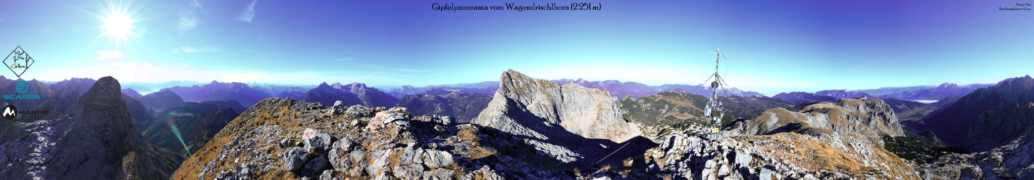 Gipfelpanorama am Wagendrischlhorn