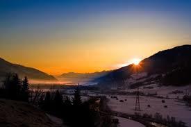 Sonnenuntergang Mittersill