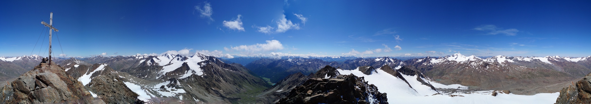 Panorama bei schönstem Wetter