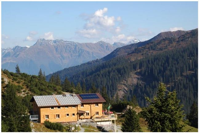 Hütte mit Ausblick