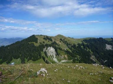 Blick vom First zur Hohen Kugel