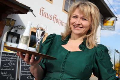 Die Chefin bedient oder bekocht Sie persönlich.