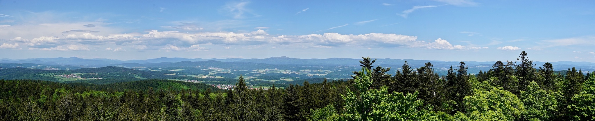 Panorama nach Osten vom Brotjaklriegel-Aussichtsturm