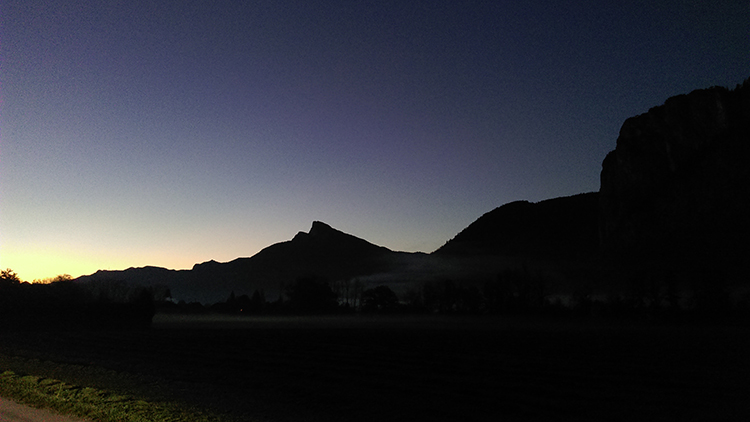 Blick auf den Schafberg