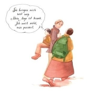Franz Michael Felder auf dem Weg ins Tirol - Illustration Monika Hehle