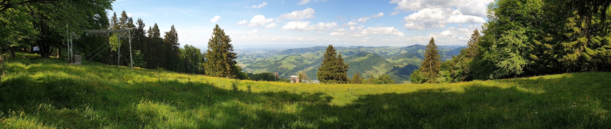 Panorame vom Herndleckgipfel nach Nordosten