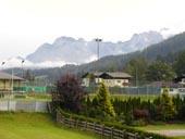 Blick aus der Wohnung zum Sportplatz