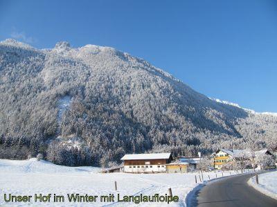 Hof mit Langlaufloipe