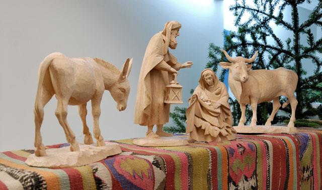 Krippenfiguren Heimathaus Neukirchen