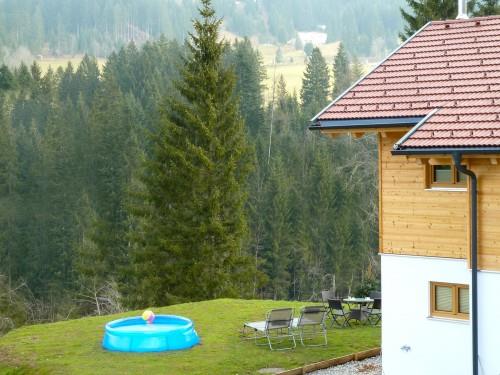 Chalet im Sommer