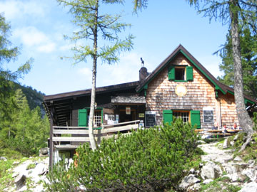die Rinnerhütte im Toten Gebirge