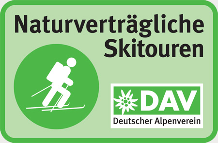 Logo- Skibergsteigen umweltfreundlich
