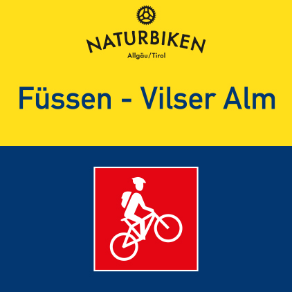 Beschilderung MTB-Tour Vilser Alm