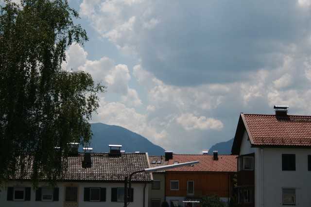 Blick gen Süden aus der Küche