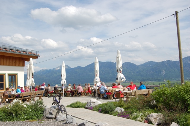 Nur ein paar Meter neben der Route - Hofcafé am Stern