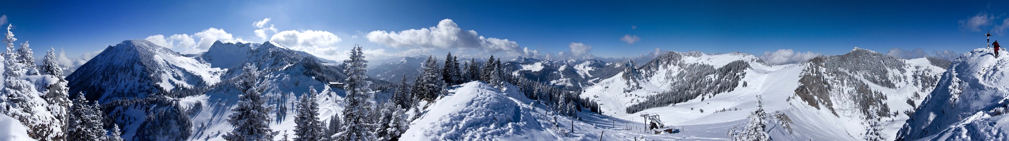 Das Rundum-Gipfelpanorama vom Rauhkopf