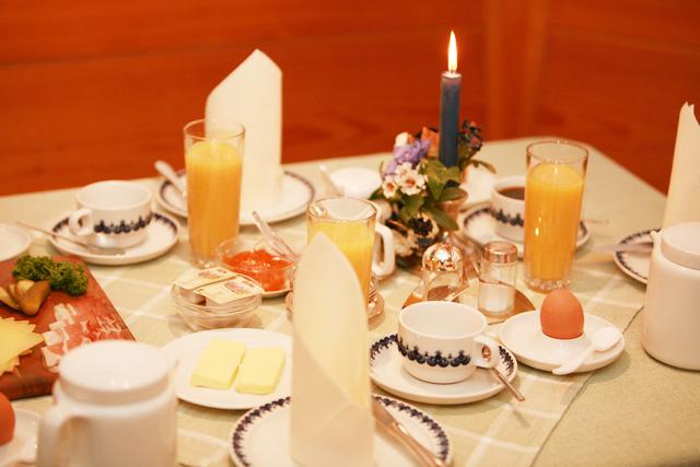 Frühstück auch bei ferienwohnung zubuchbar